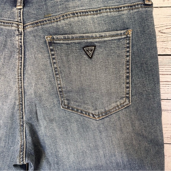 Guess Women's Denim Jeans With Red Stripe - Picture 7 of 9